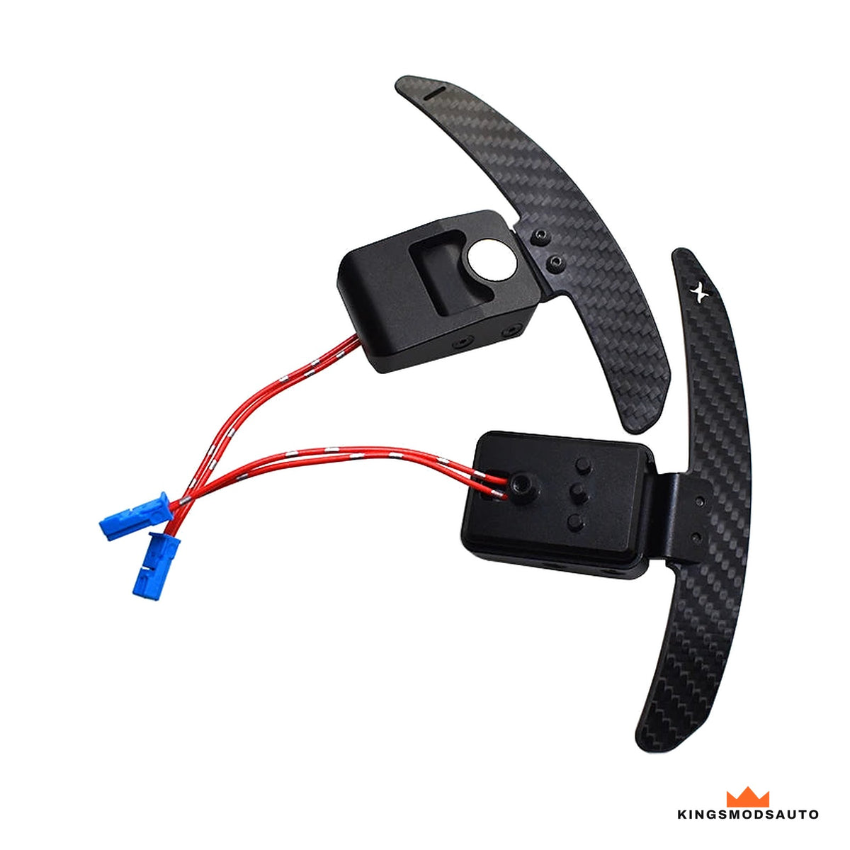 Paddle shifter unit showing the magnet and wiring connector